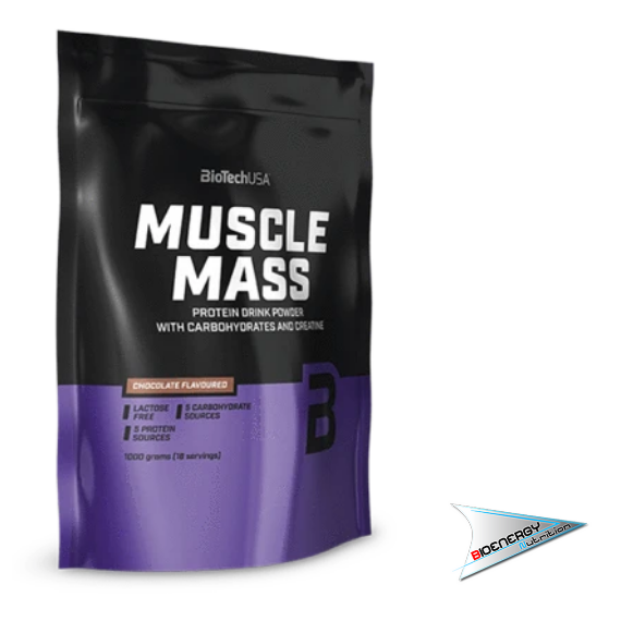 Biotech-MUSCLE MASS  busta 1 Kg Cioccolato  